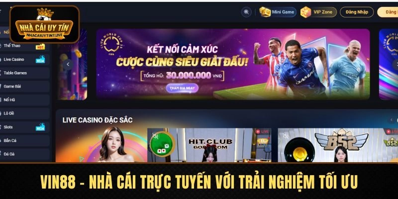 VIN88 - Nhà Cái Trực Tuyến Với Trải Nghiệm Tối Ưu